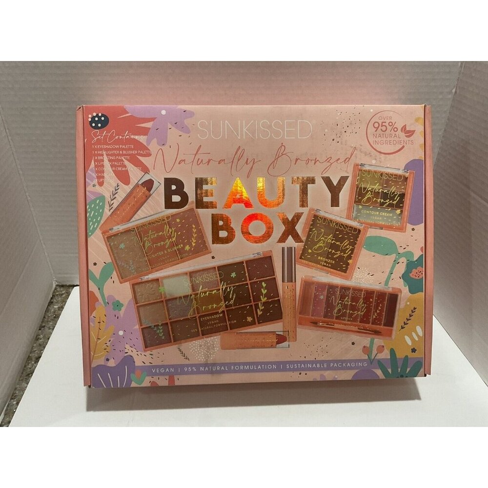 Sunkissed Naturally Bronzed Beauty Box With 8 Items New